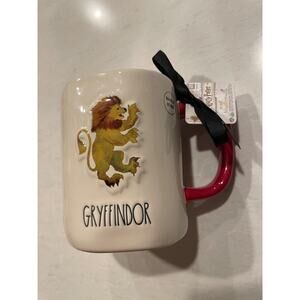 Rae Dunn Harry Potter Gryffindor Mug Courage Bravery Determination New With Tags